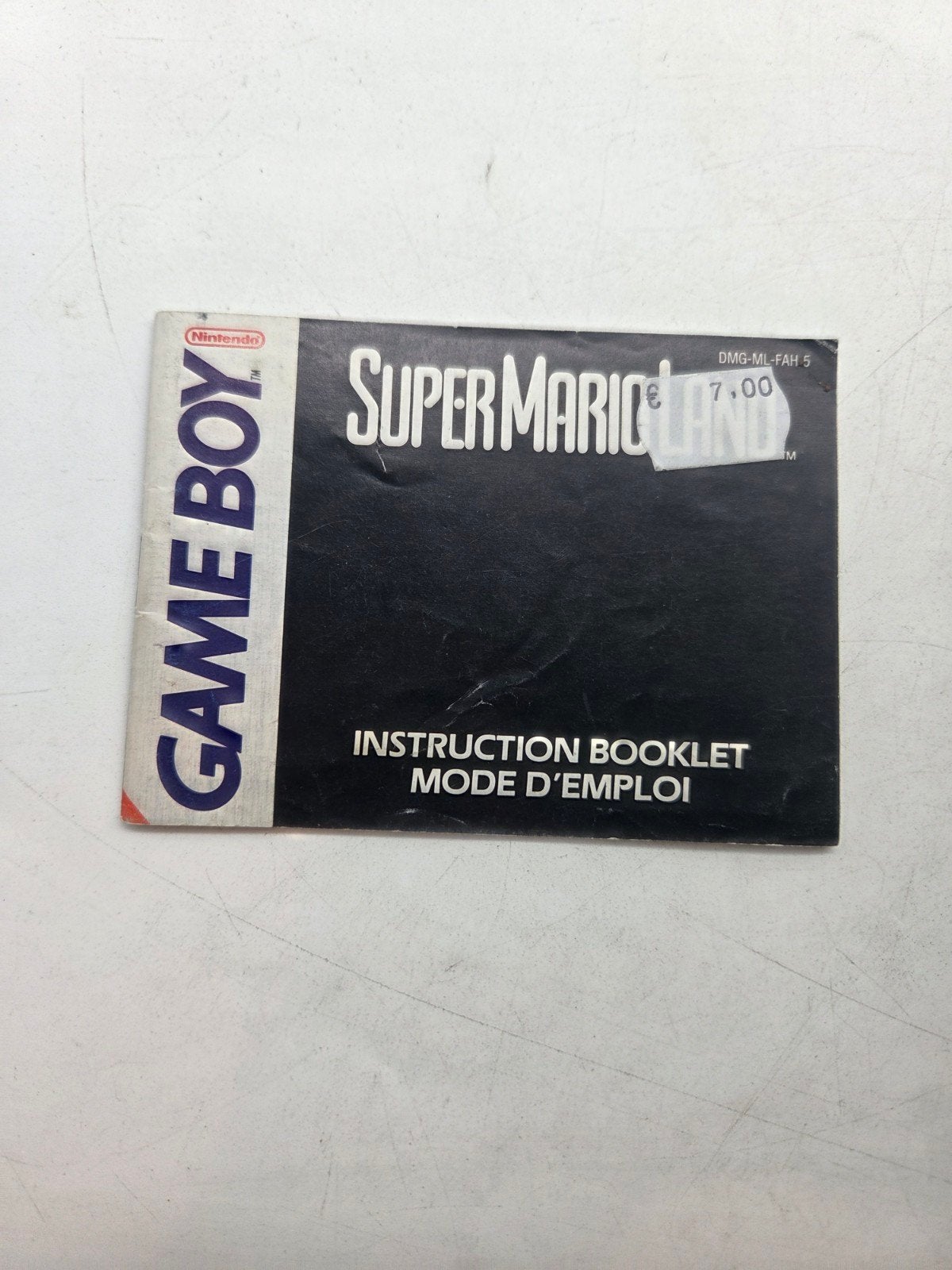 Super Mario Land Handleiding Game Boy, Spelcomputers en Games, Nintendo, Gebruikt, 1 speler, Ophalen of Verzenden