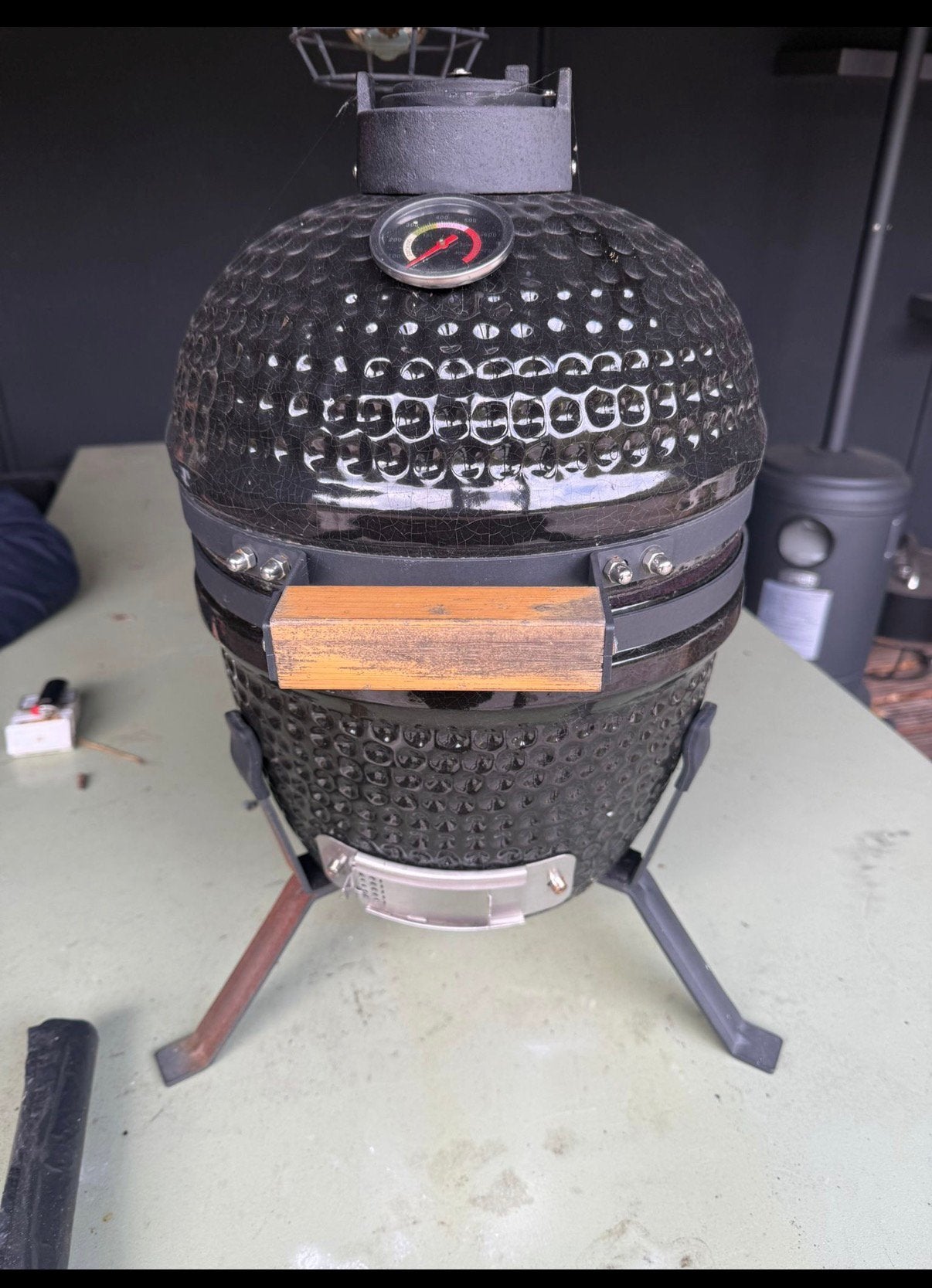Klein kamado ei compact te ruil of te koop, Ophalen of Verzenden, Zo goed als nieuw