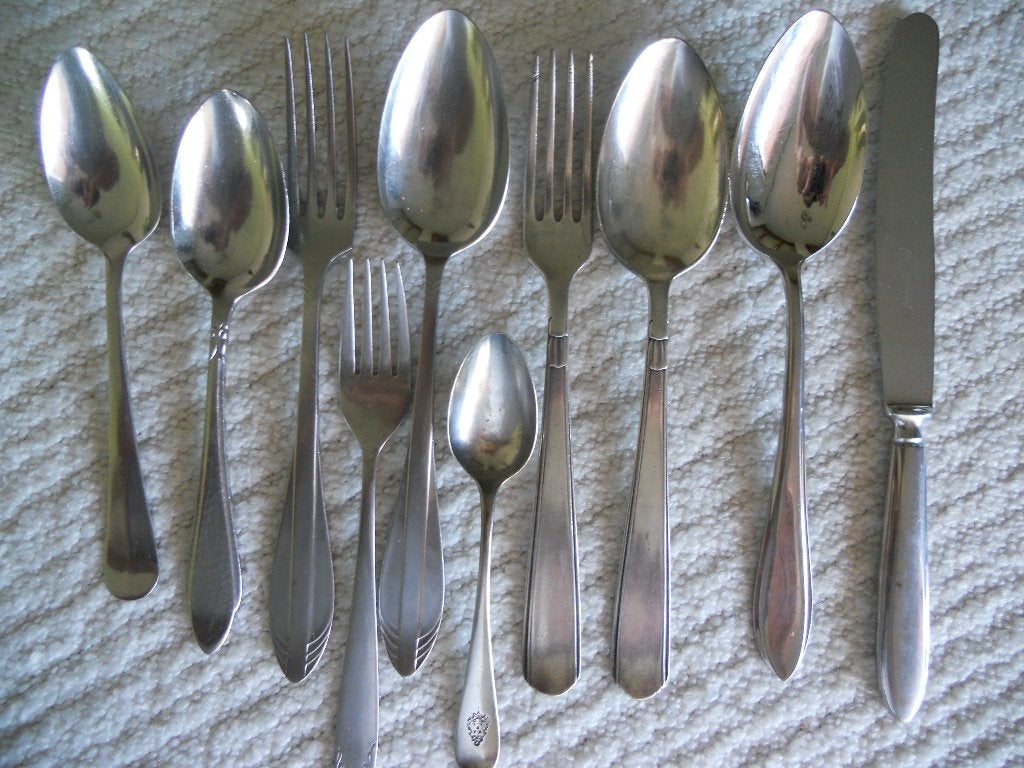 20 x oud bestek o.a. Gero Zilmeta, Verzamelen, Ophalen of Verzenden, Gebruikt, Metaal, Bestek