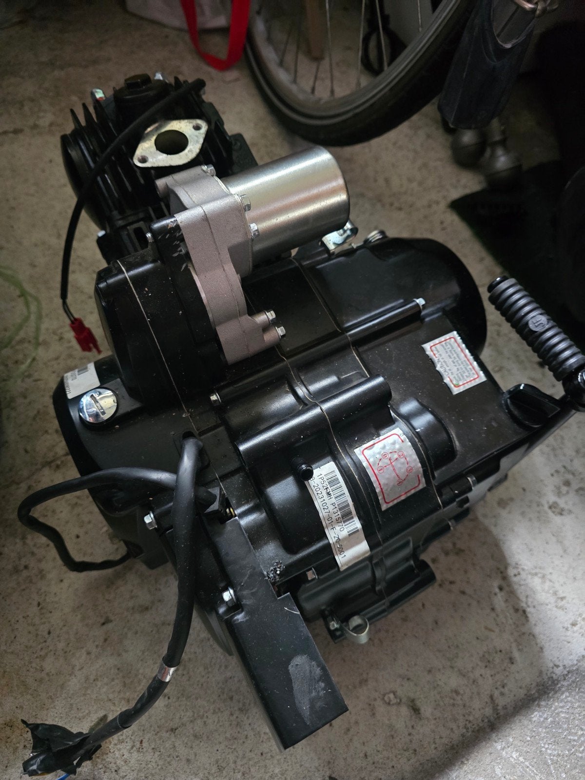 Bijna nieuwe 107cc Motorblok voor Brommer/Scooter, Ophalen, Nieuw