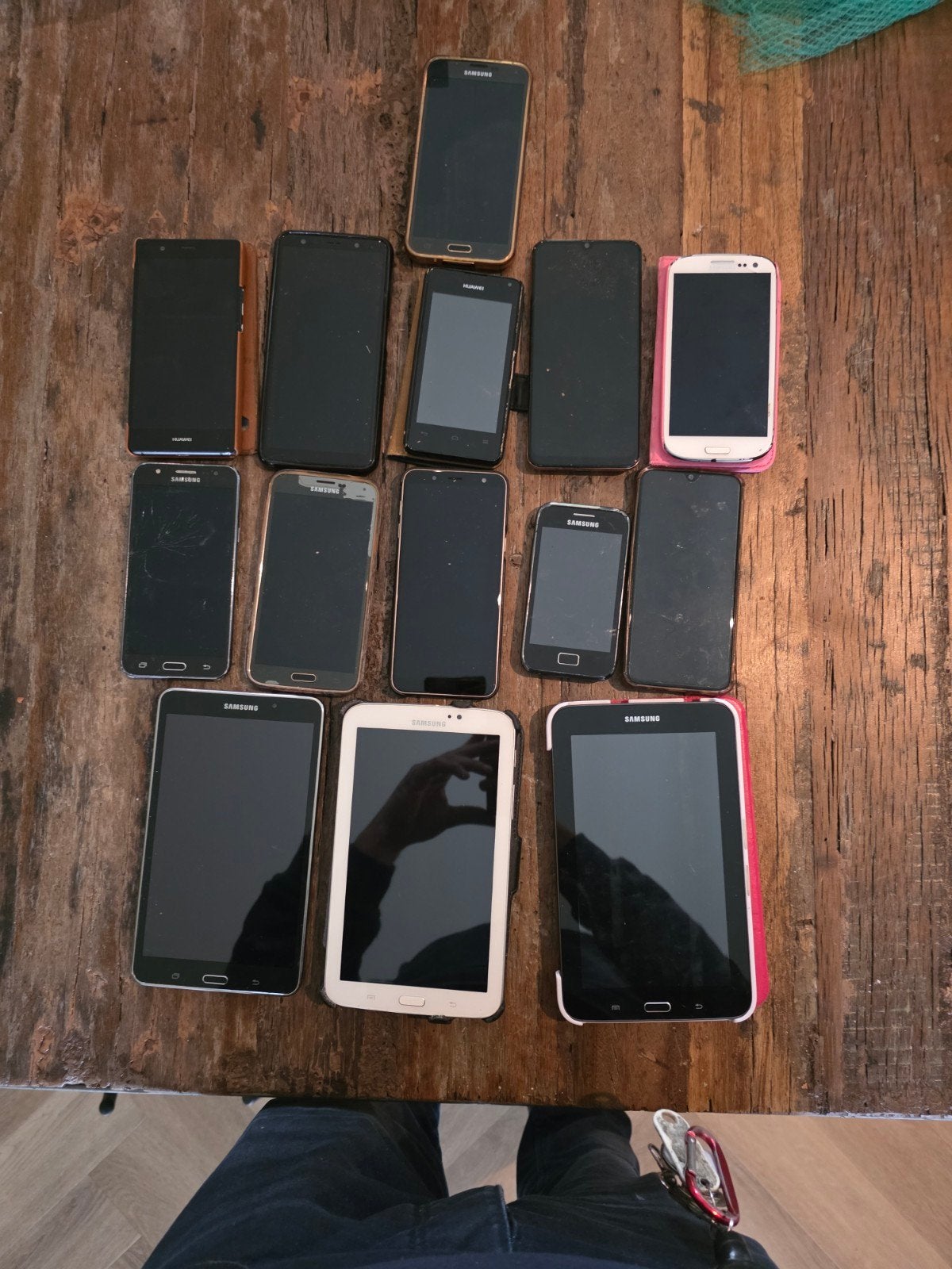 Partij 14 smartphones en tablets – Samsung Huawei, Ophalen of Verzenden