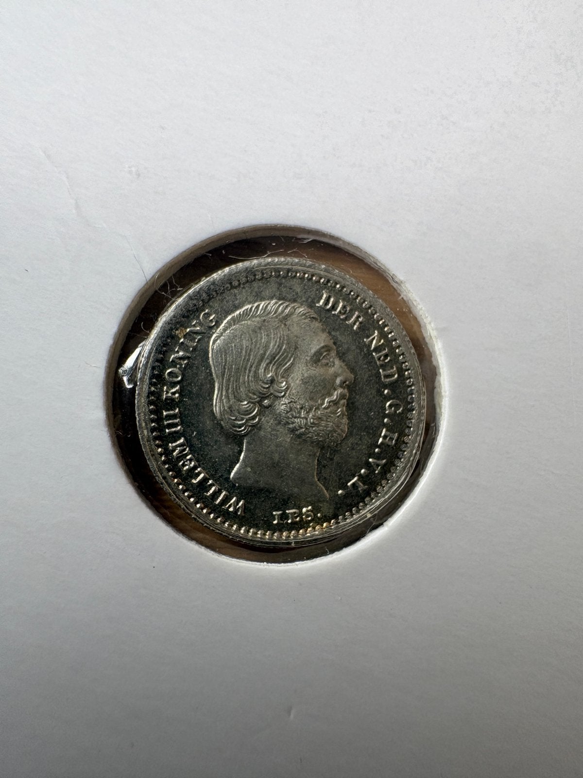 UNC 5 Cent uit 1879 - Koning Willem III stuiver, Postzegels en Munten, Koning Willem III, Zilver, Ophalen of Verzenden, Losse munt