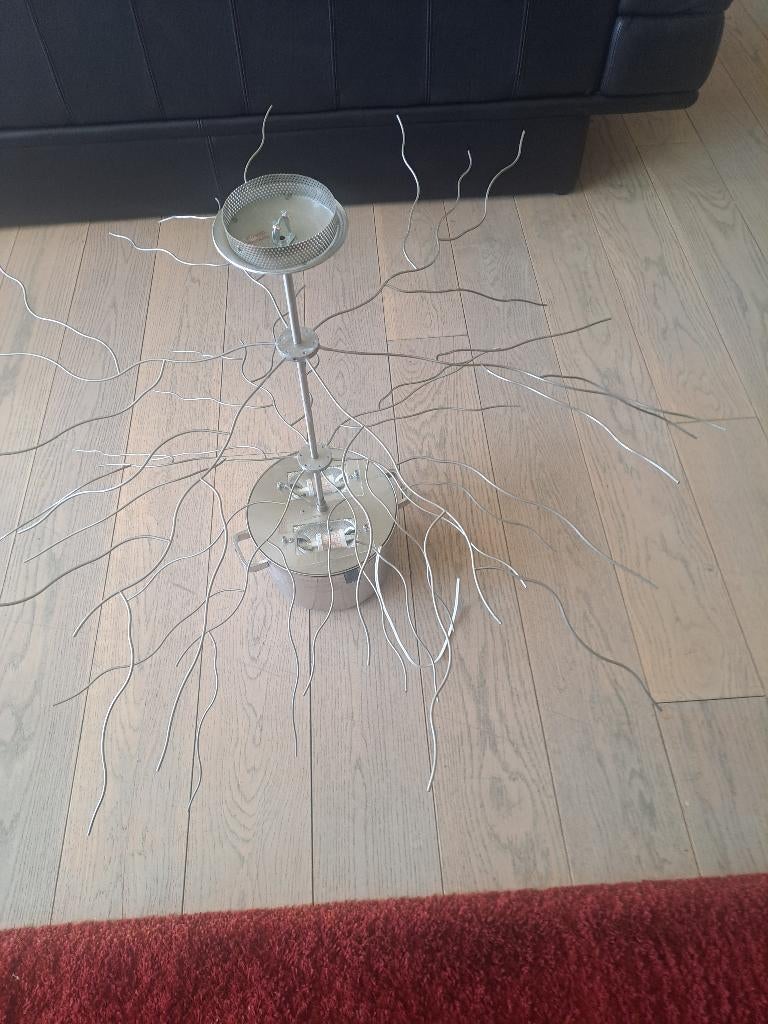 Brand en van Egmond kroonluchter , 110 x55 cm, Ophalen, Gebruikt, Design, Metaal
