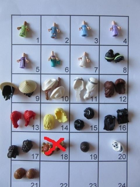 L380 LEGO MICRO DOLLS, FRIENDS EN MINIFIG HAAR, Dalwagen 45b, 6669 CB Dodewaard, Lego, Nieuw, Ophalen of Verzenden