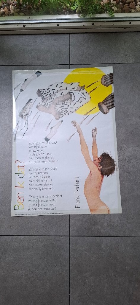 82 literaire affiches: Herman Brood, Boudewijn Büch e.a., Verzamelen, Deurposter of groter, Ophalen of Verzenden, Overige onderwerpen