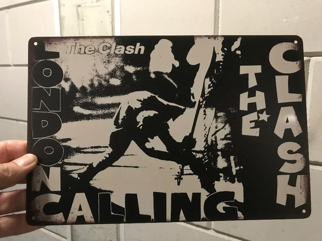 The clash poster metaal, Ophalen of Verzenden, Nieuw, A1 t/m A3, Film en Tv