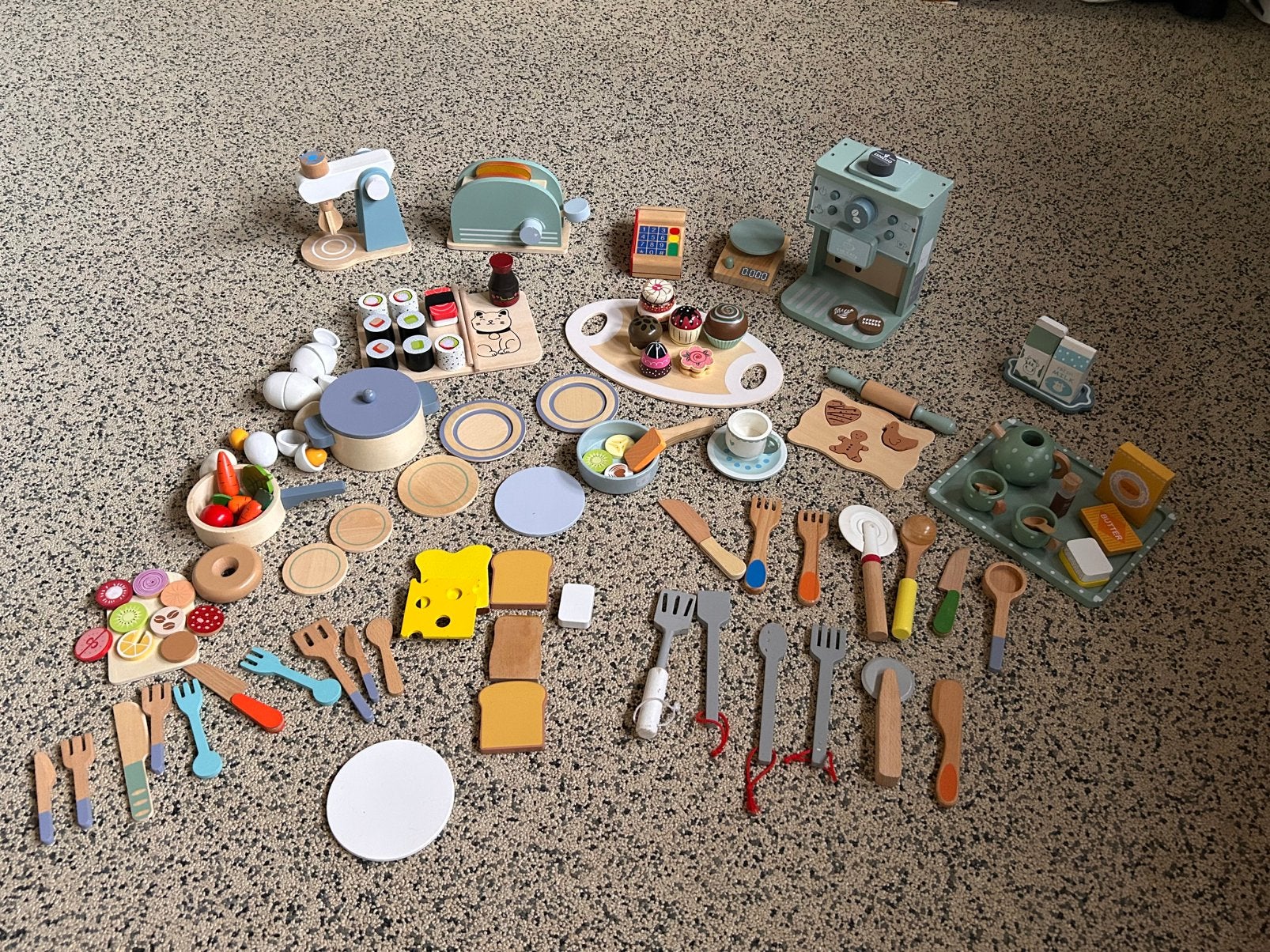 Mooi partij houten keukenspullen voor de kleine kok, Ophalen, Zo goed als nieuw