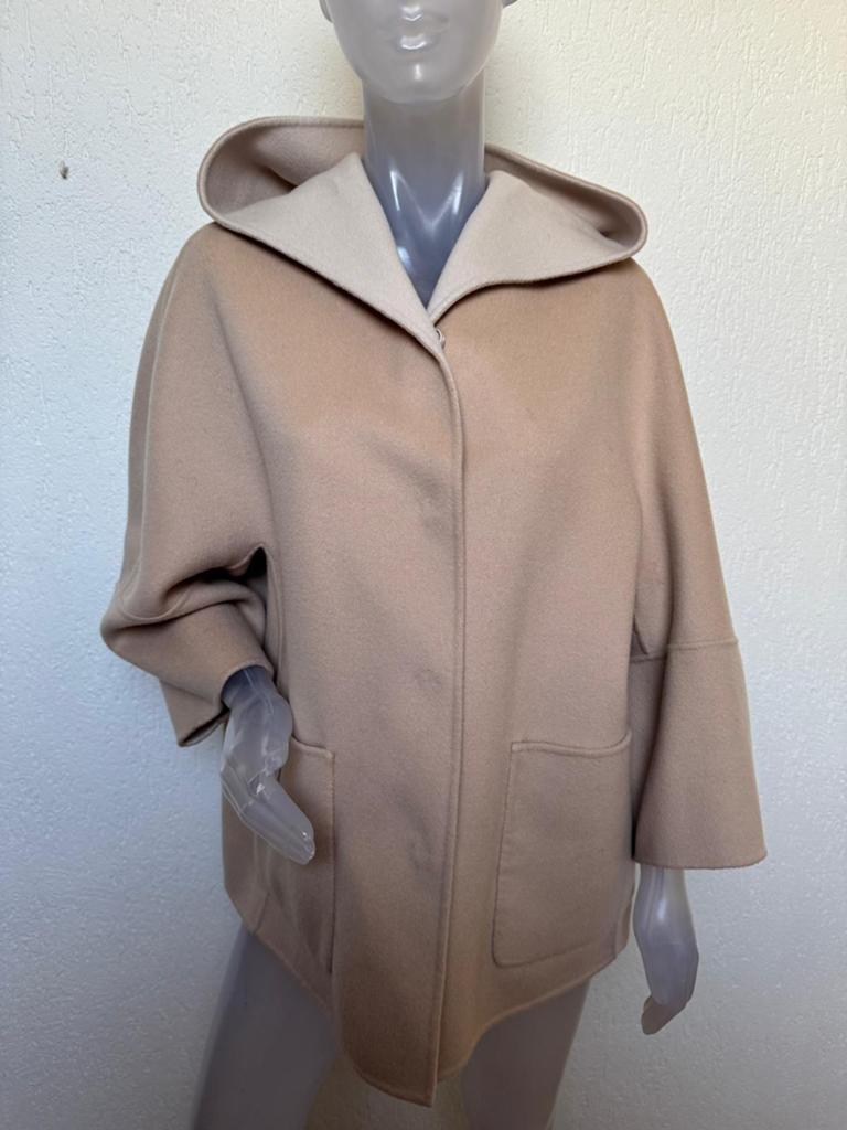 Max Mara wollen recersible mantel - NL 36/38, Verzenden, Nieuw, Maat 36 (S), Beige