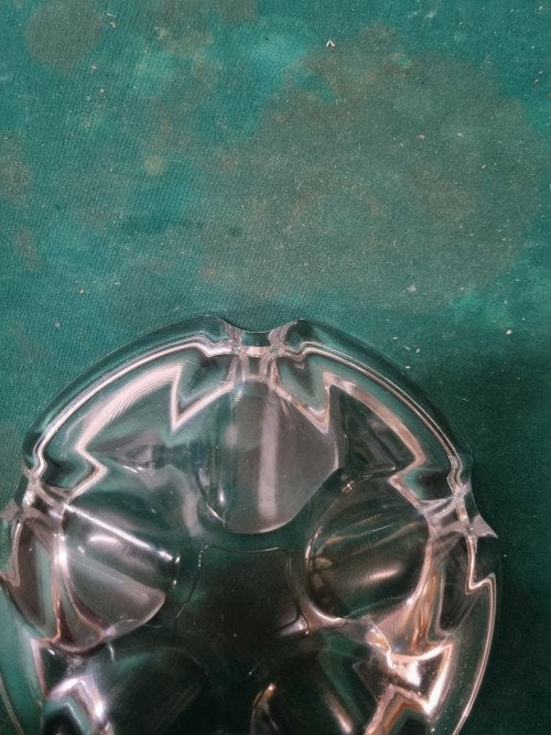 asbak sigarenasbak  kristal glas groot, Ophalen of Verzenden, 'T Olde Gre-j, Info@toldegrej.nl, Endepoelstraat 20f Didam