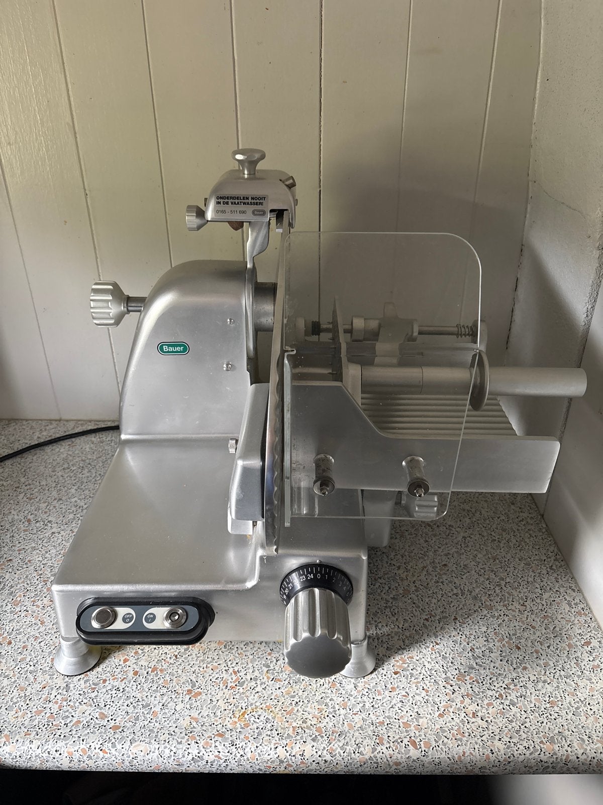 Bauer Vleessnijmachine - Professionele Snijder, Ophalen, Gebruikt