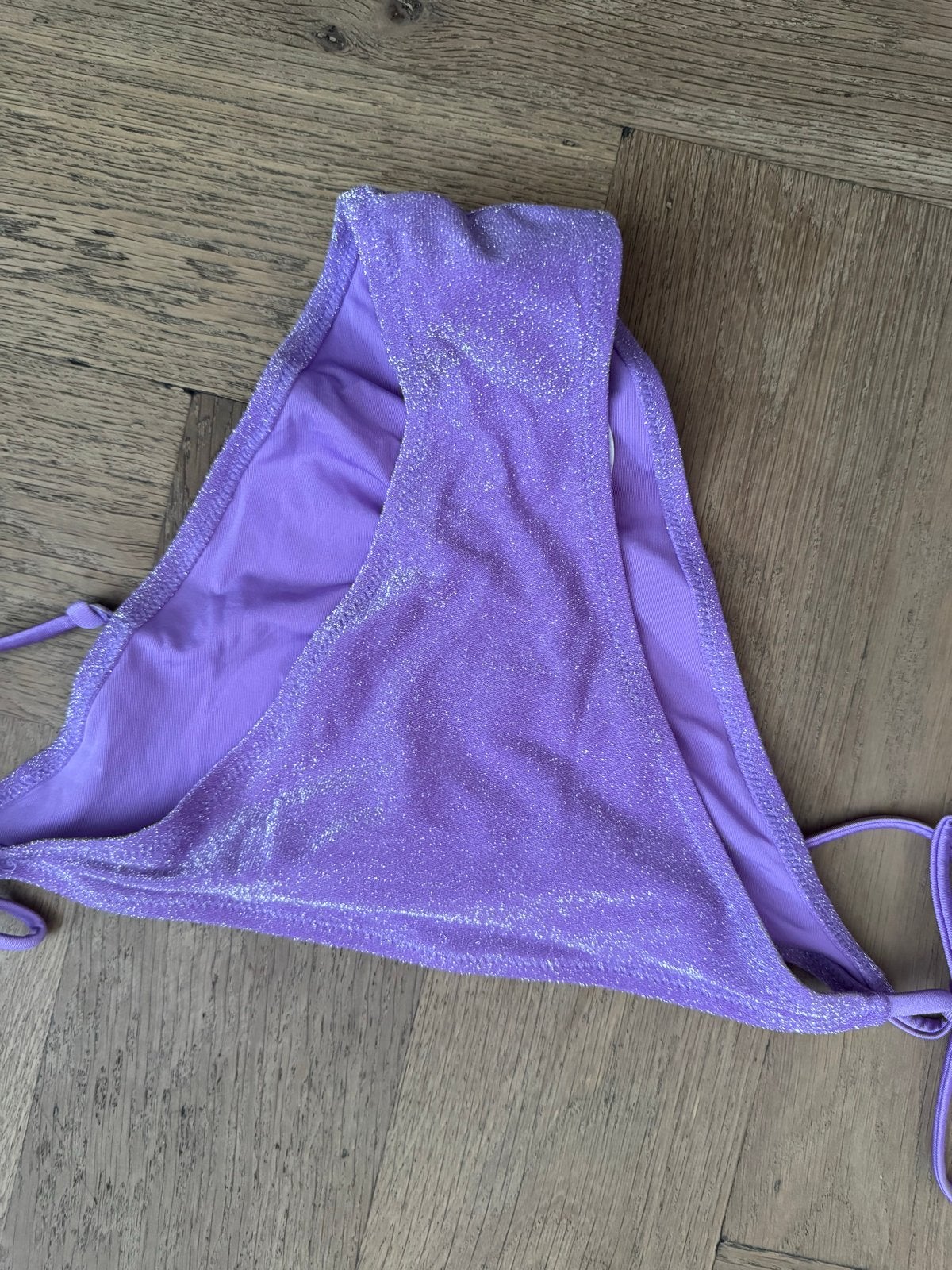 H&M Bikini Broekje Paars Glitter Maat 44, Kleding | Dames, Ophalen of Verzenden, Zo goed als nieuw, Paars, Bikini