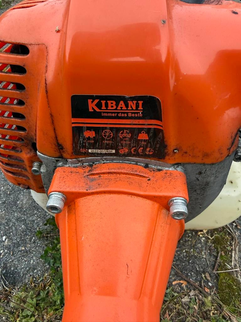 Kibani Bosmaaier - Benzine - Gebruikt, Tuin en Terras, Bosmaaiers, Ophalen, Gebruikt, 30 tot 50 cm, Benzine