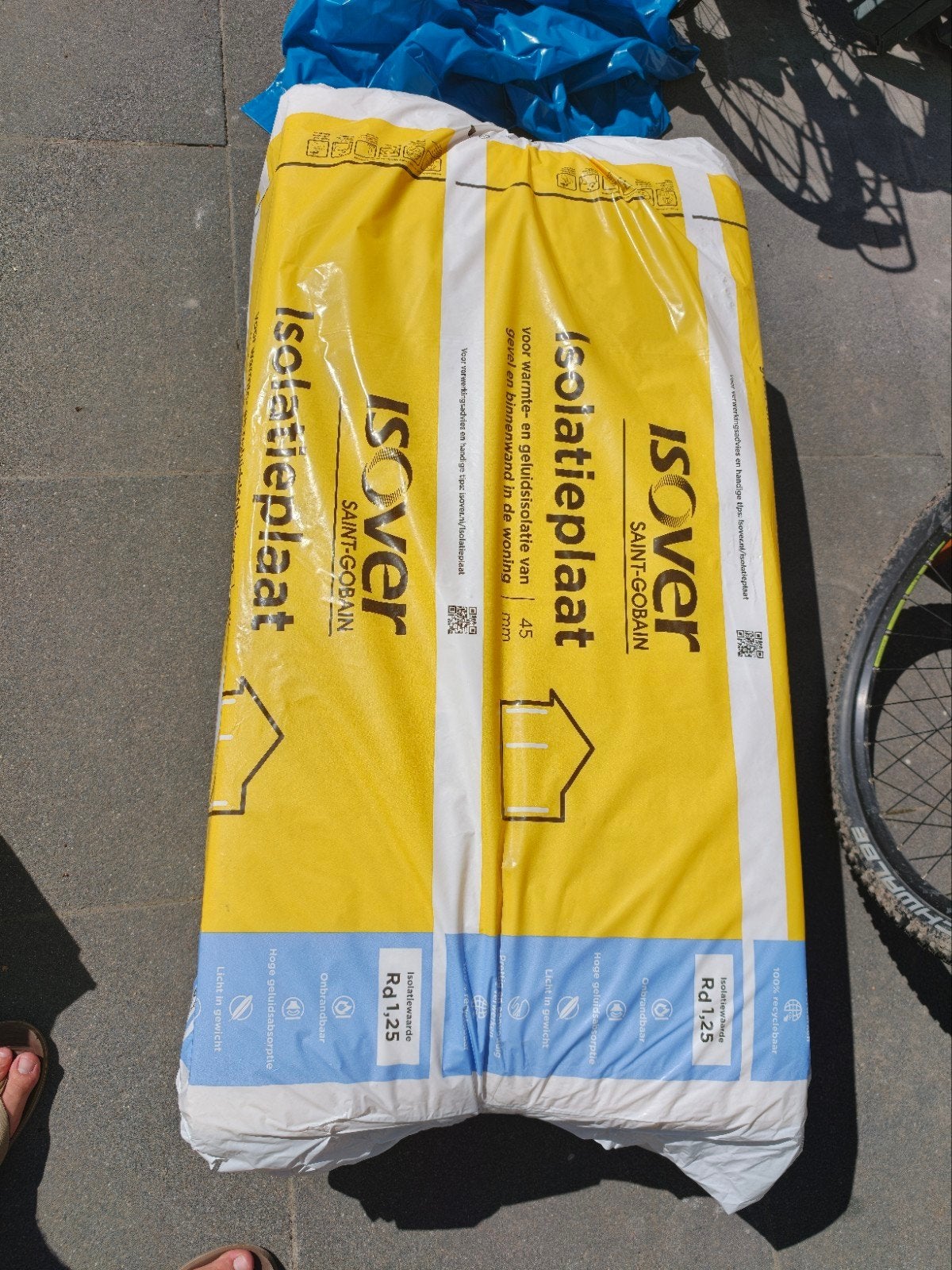 ISOVER glaswol 7+ isolatieplaten 45mm, Ophalen, 4 tot 8 cm, Nieuw, 5 tot 10 m²