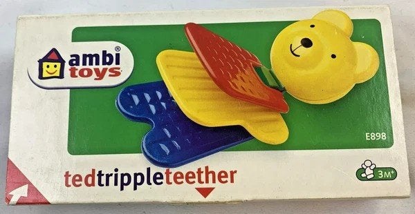 Ambi Toys Tedtrippleteether Bijtring Rammelaar nieuw 1998, Coolsingel 104, 3011 AG Rotterdam, Netherlands, Verzenden, Nieuw, Rammelaar