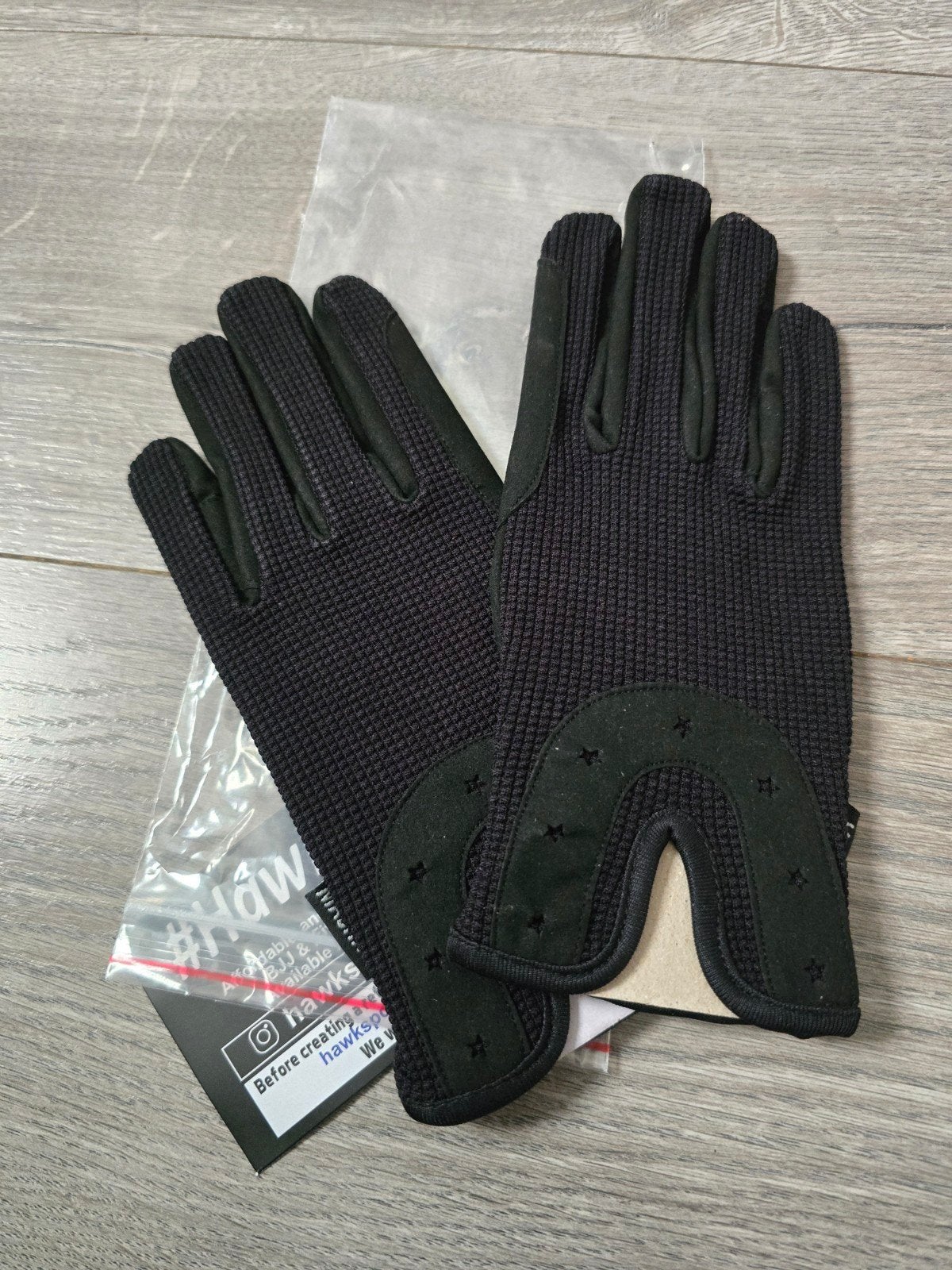 Zwart dames rijhandschoenen Mashfa, maat M, Nieuw (PC2), Dieren en Toebehoren, Dressuur, Overige typen, Nieuw, Ophalen of Verzenden