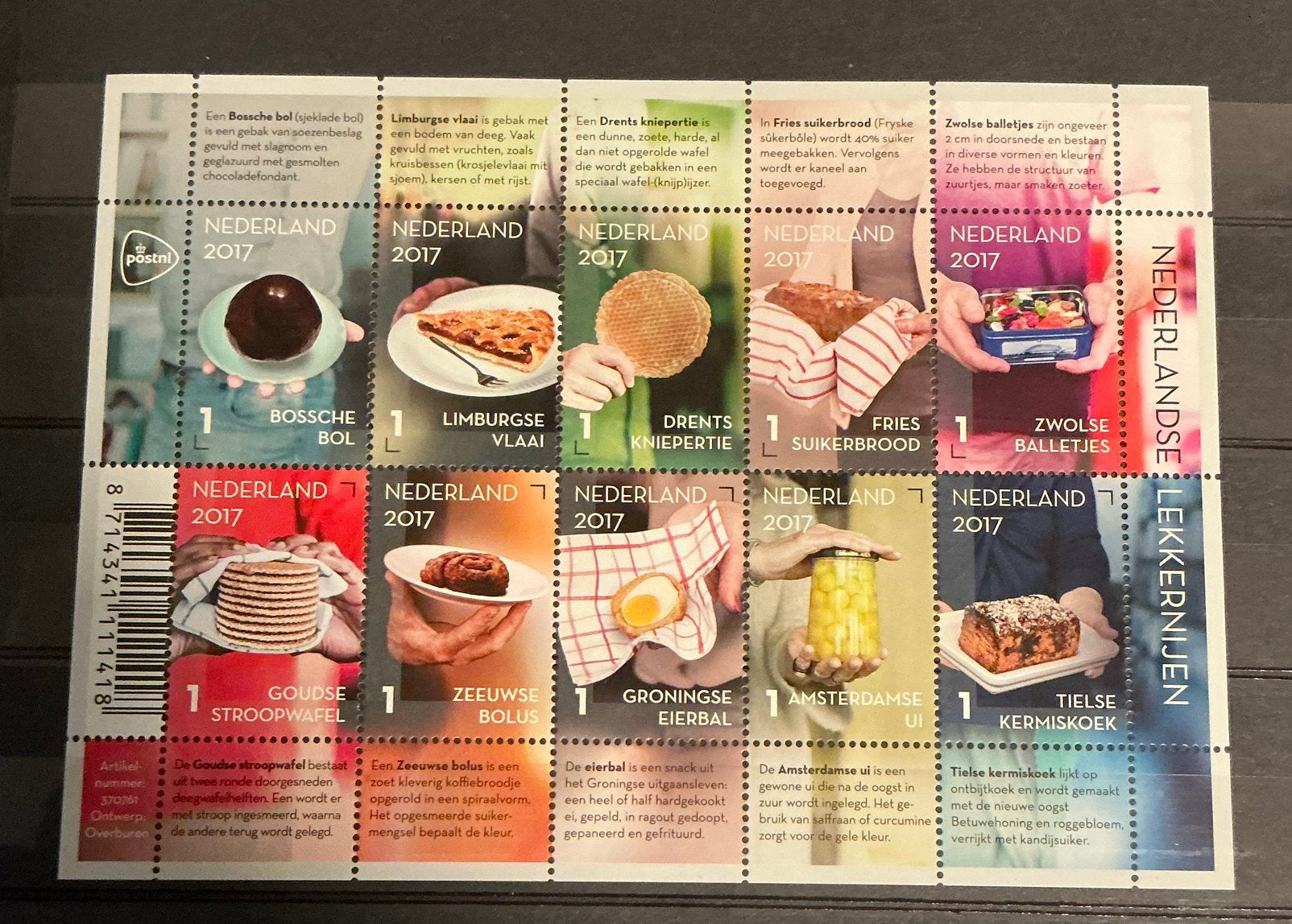 NEDERLAND VEL NEDERLANDSE LEKKERNIJEN, Ophalen of Verzenden, Postfris