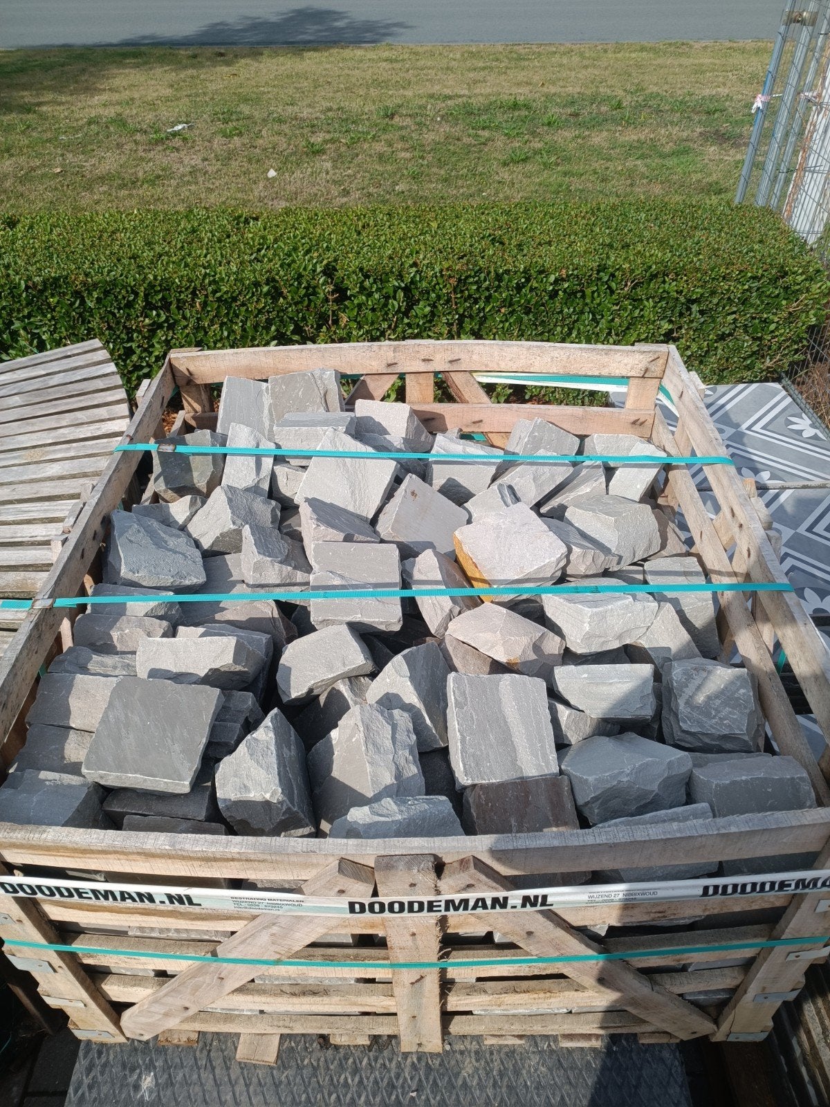 kandla grey 14x14x6/8, Tuin en Terras, Ophalen, Overige typen, Nieuw, 5 tot 10 m²