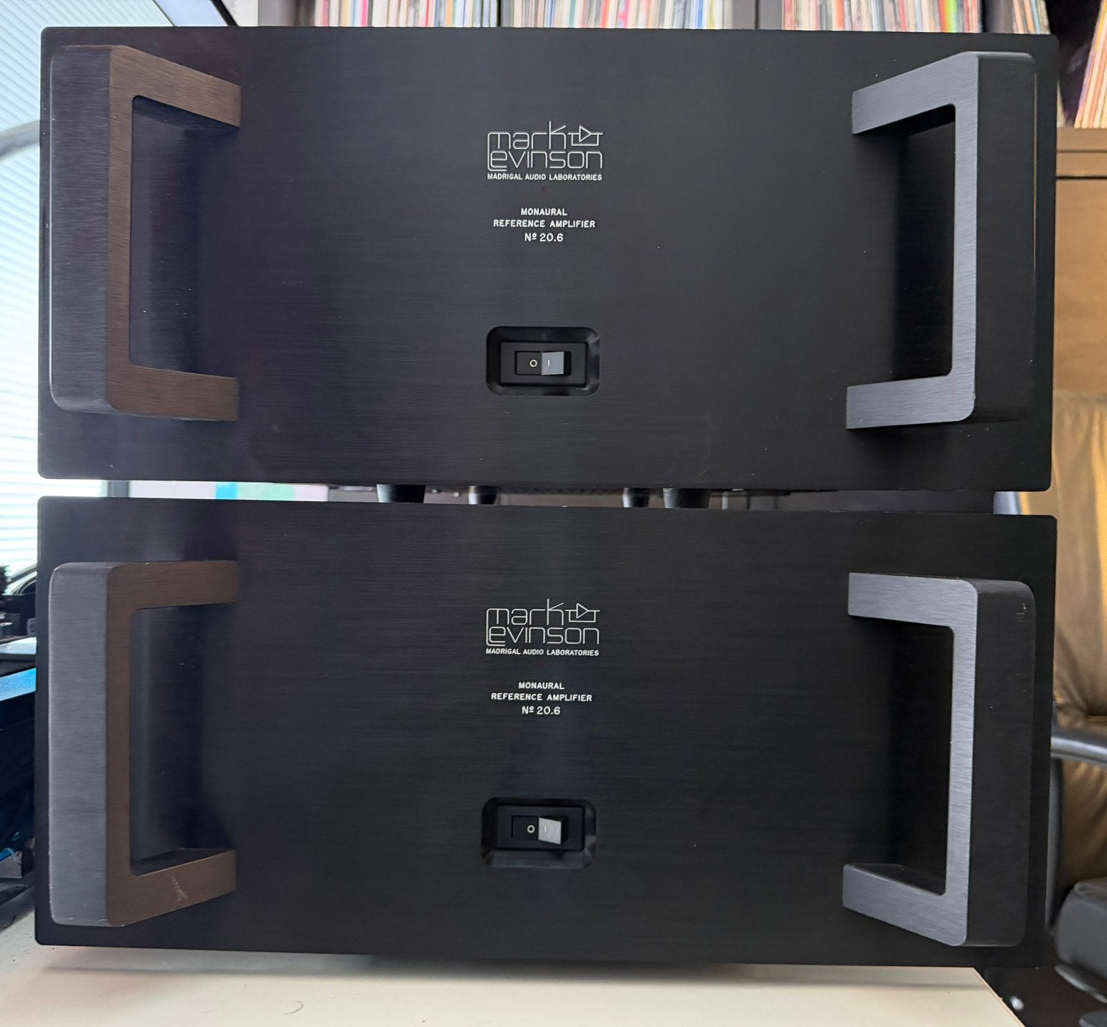 Set Mark Levinson 20.6 mono's in perfecte conditie, Gebruikt, Onbekend, Mark Levinson, 60 tot 120 watt