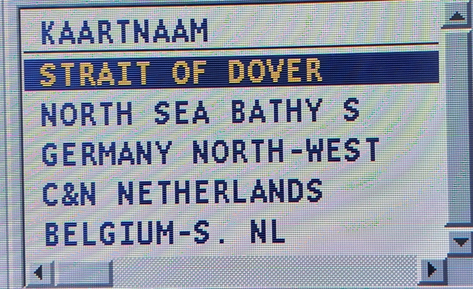 Navionics kaartje., Ophalen of Verzenden, Zo goed als nieuw, Kaartplotter of Fish Finder