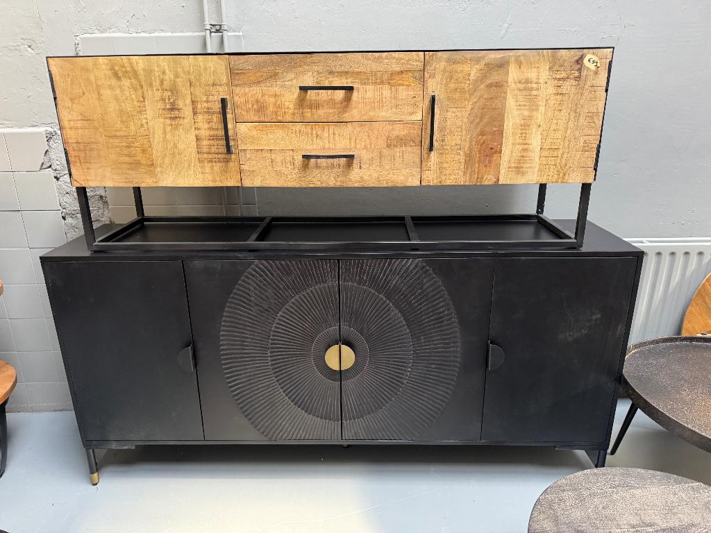 Dressoir kast Sun 180 cm MySons Slechts € 450, Ophalen, Gebruikt, 25 tot 50 cm, 150 tot 200 cm