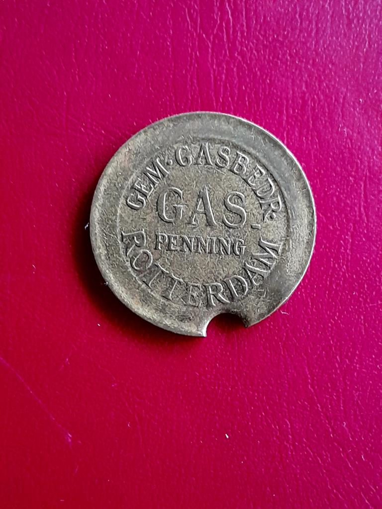 Gaspenning Rotterdam, Ophalen of Verzenden, Overige materialen, Nederland