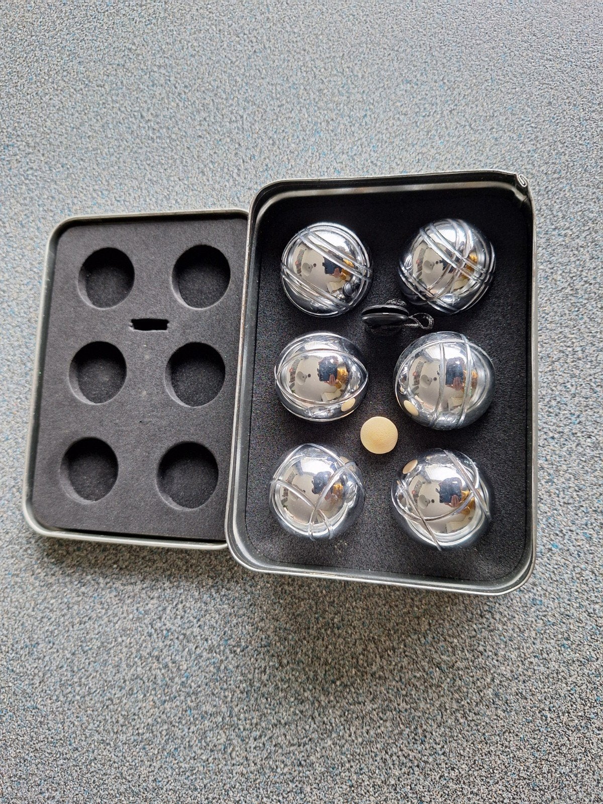 Mini Jeu de Boules setje, Ophalen of Verzenden, Zo goed als nieuw