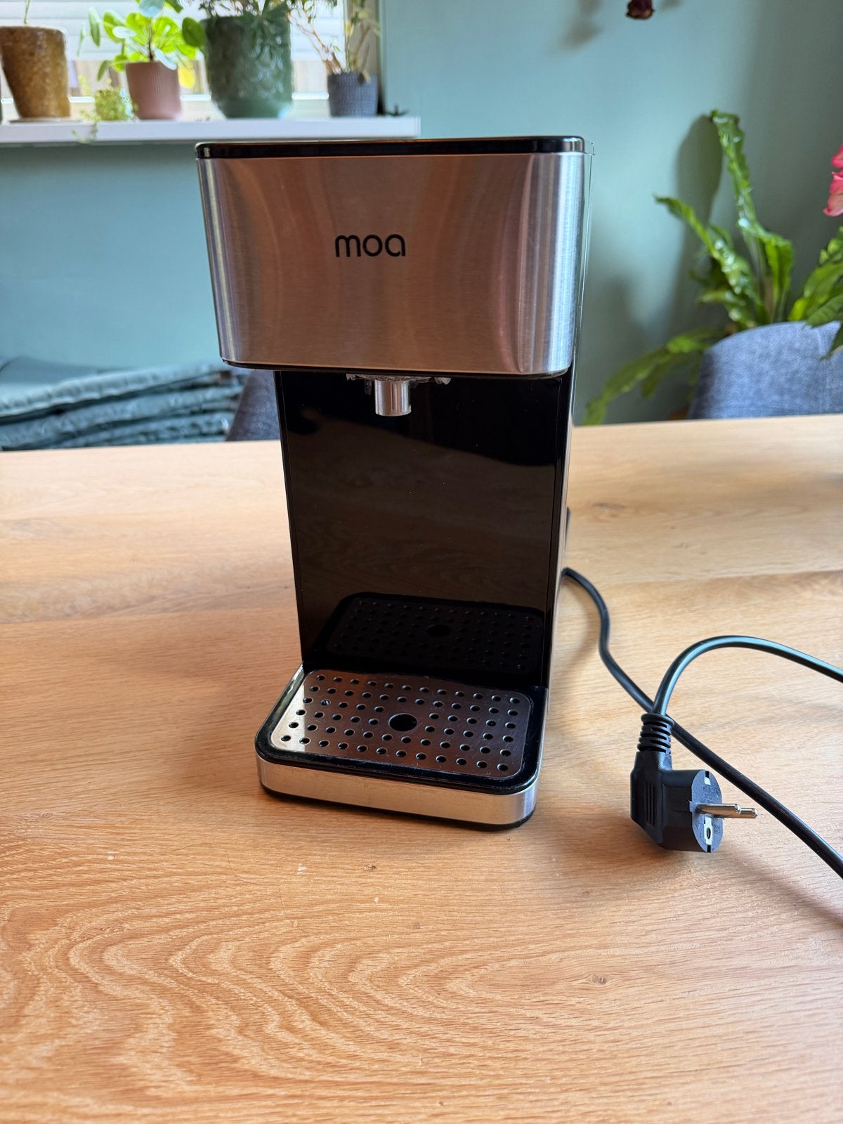 MOA HWD20/0621 Instant Heetwaterdispenser - Zwart/RVS, 2 liter of meer, Ophalen, Zo goed als nieuw, Rvs