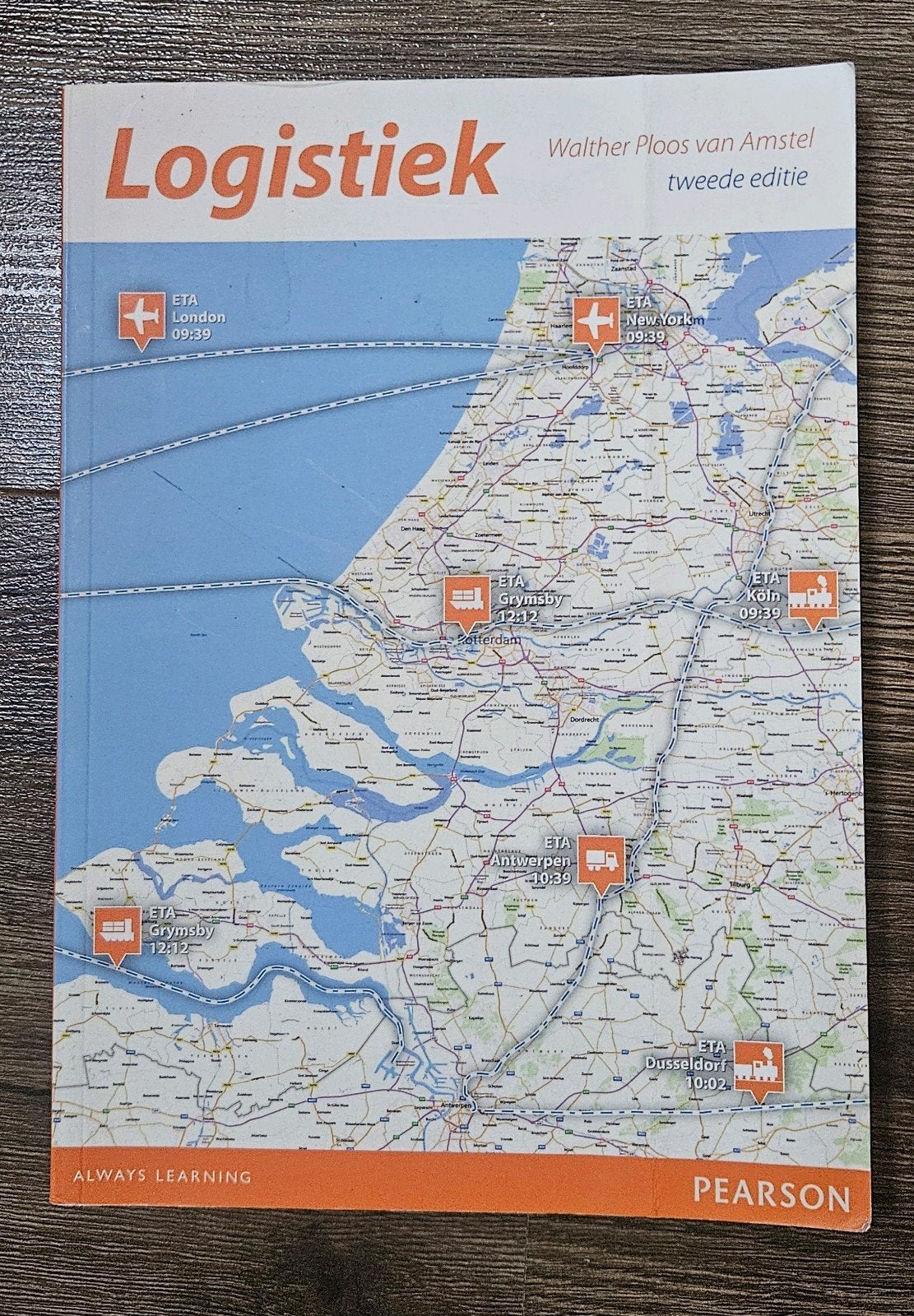 Logistiek tweede editie Walther Ploos van Amstel, Boeken, Ophalen of Verzenden, Beta, Zo goed als nieuw, HBO