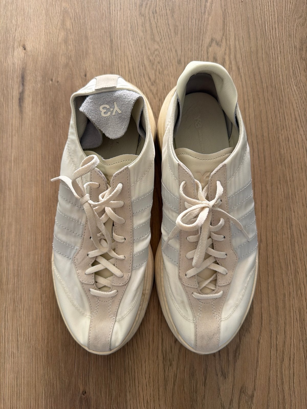 Y-3 Adidas Sneakers - Maat 46, Ophalen of Verzenden, Gedragen, Wit, Sneakers of Gympen