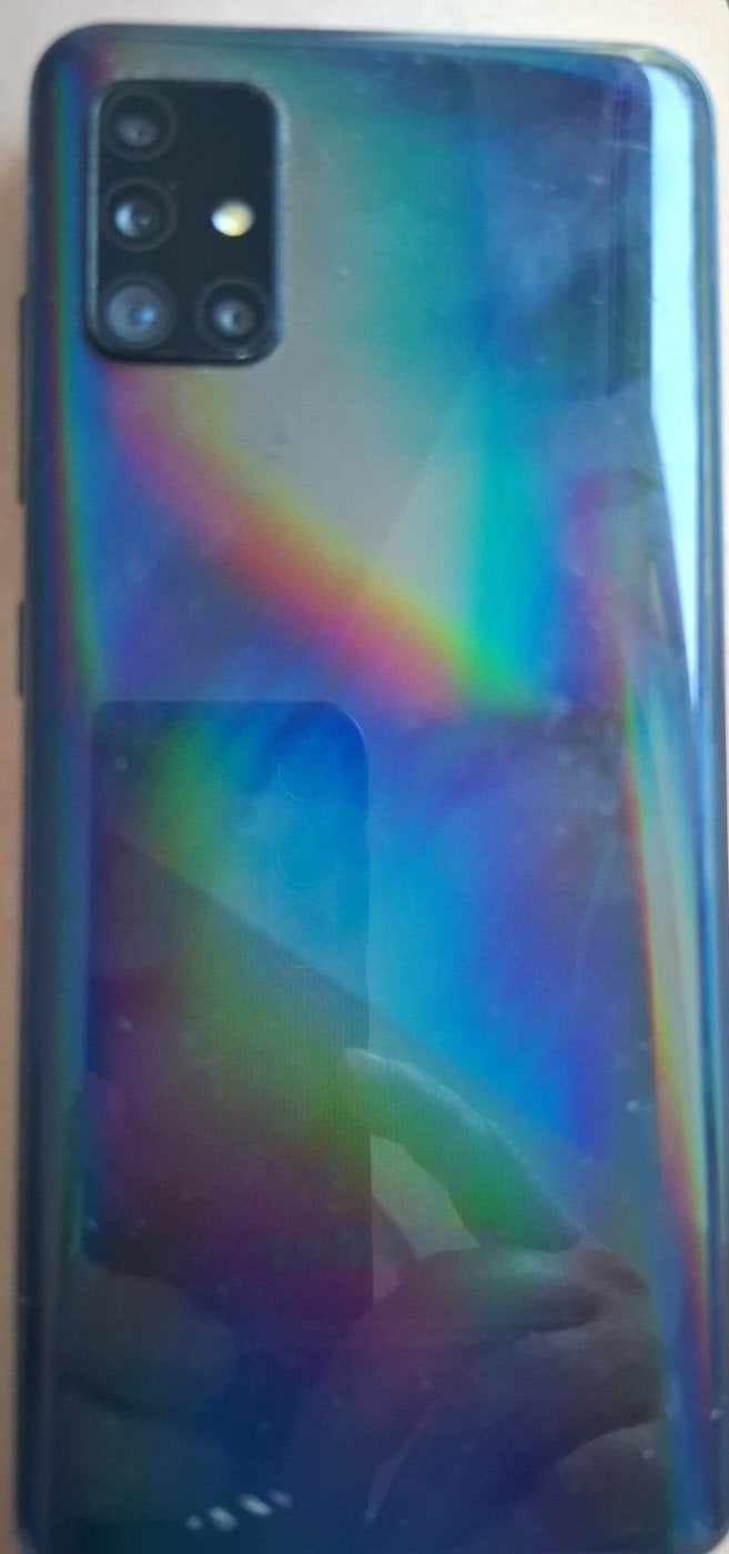 Samsung Galaxy A51 met gebarsten scherm (niet werkend), Telecommunicatie, Mobiele telefoons | Samsung, Zwart, Touchscreen, Ophalen of Verzenden