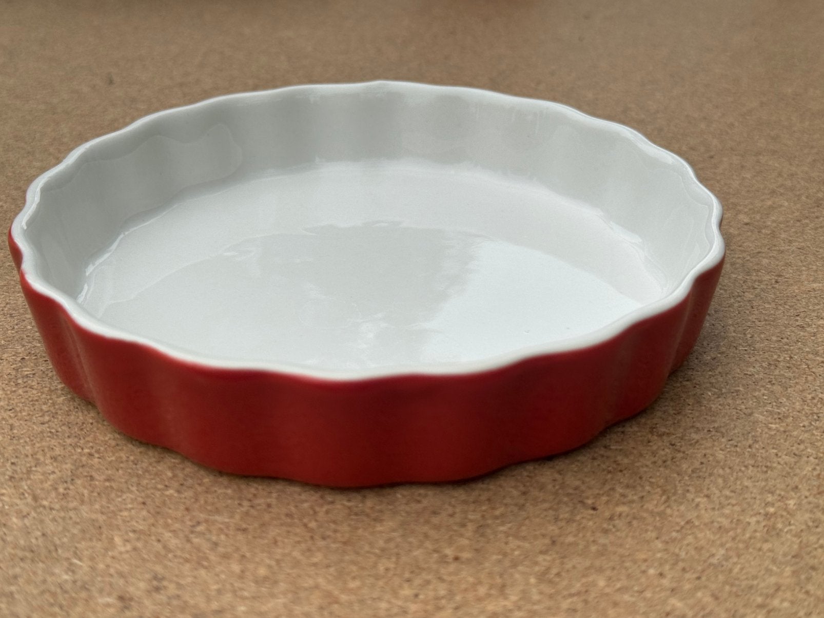 Maxwell & Williams mini quichevorm / taartvorm Ø 15 cm rood, Ophalen of Verzenden, Overige stijlen, Porselein, Schaal of Schalen