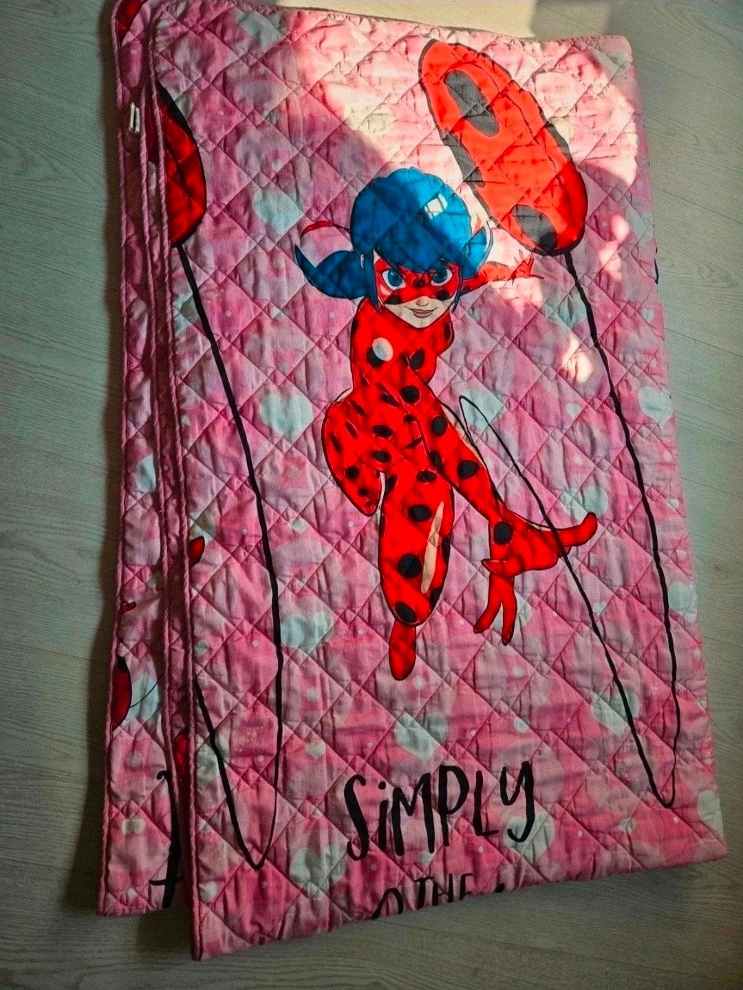Miraculous Ladybug Bedsprei 1 pers - Roze Kinderkamer, Gewatteerd, Gebruikt, Meisje, Eenpersoonsbed