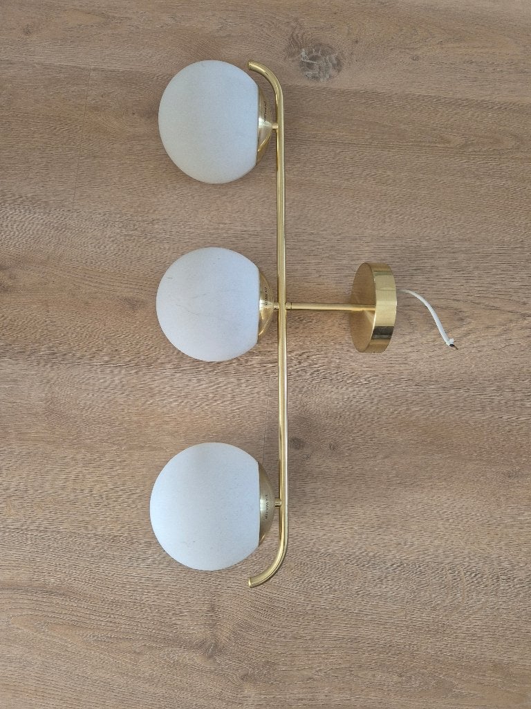 Nordlux plafondlamp, Ophalen, Gebruikt, Inclusief lichtbron, Glas