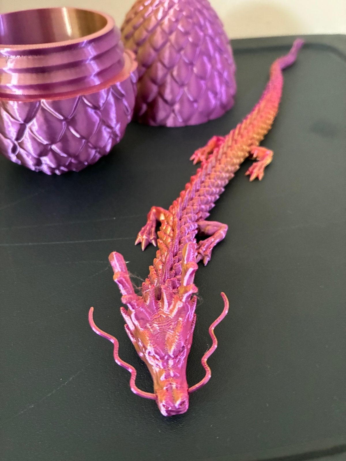Draak met ei (oranje/roze), Ophalen of Verzenden, Nieuw