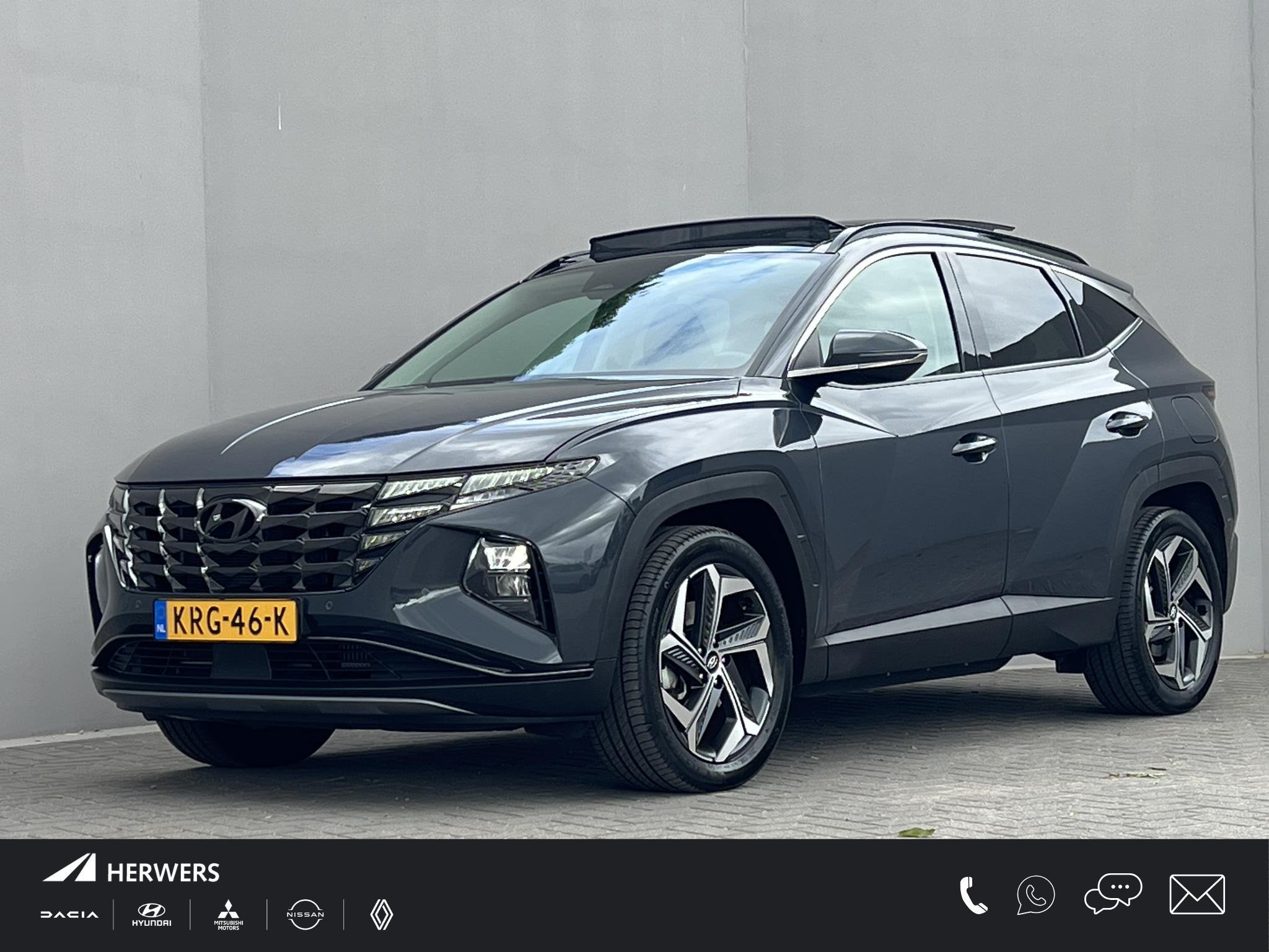 Hyundai Tucson 1.6 T-GDI PHEV Comfort Smart Sky 4WD / Dealer, Automaat, 1350 kg, Gebruikt, Euro 6