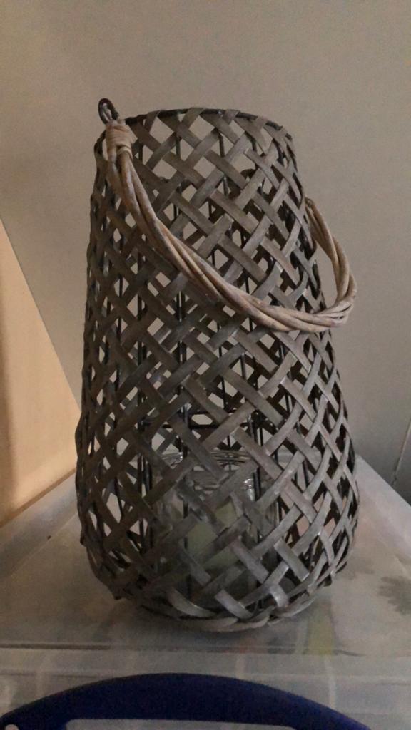 Windlicht, Huis en Inrichting, Woonaccessoires | Kandelaars en Kaarsen, Ophalen of Verzenden, Zo goed als nieuw, Overige materialen