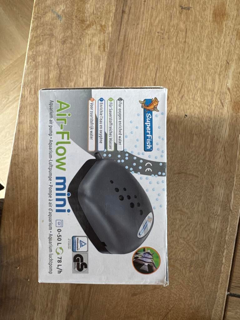Air-Flow aquarium luchtpomp, Ophalen of Verzenden, Overige typen