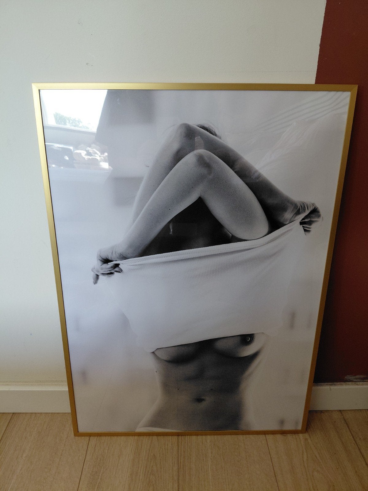 Zwart-wit poster-  Vrouwenlichaam, Ophalen of Verzenden, A1 t/m A3