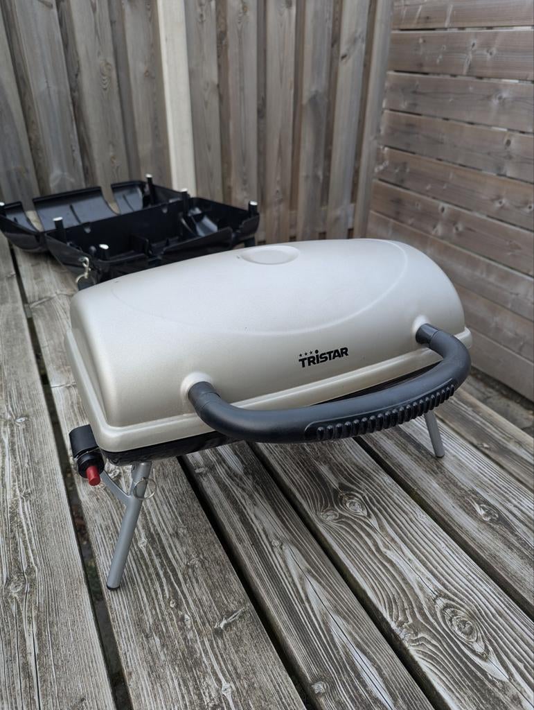 Tristar draagbare gasbarbecue - Ideaal voor onderweg!, Caravans en Kamperen, Ophalen of Verzenden, Zo goed als nieuw