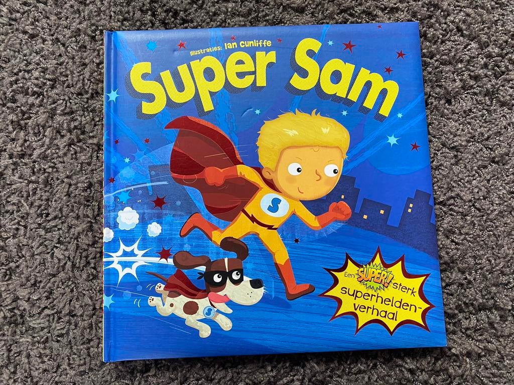 Kinderboek Super Sam, Boeken, Ophalen of Verzenden, Zo goed als nieuw