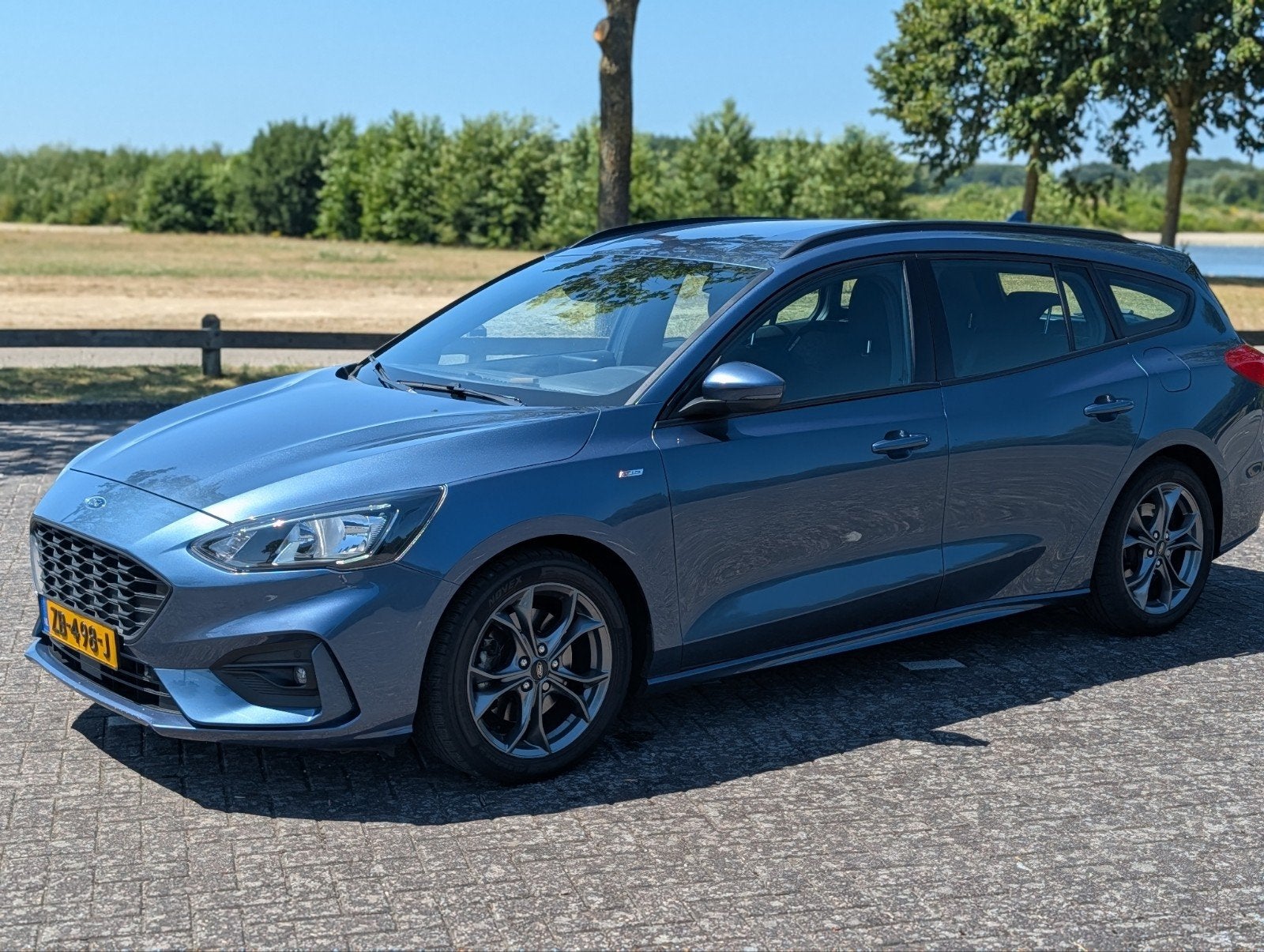 Ford Focus 1.0 Ecoboost ST line 125pk 2019 Blauw, Auto's, 125 pk, Origineel Nederlands, Stationwagon, Particulier