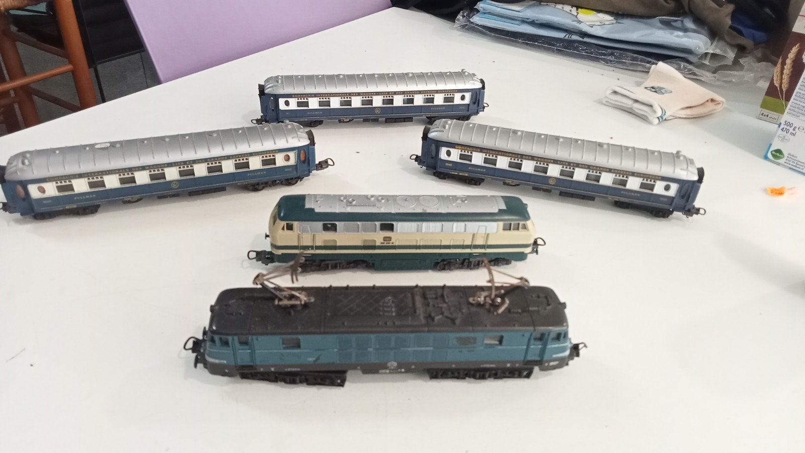 Lima modeltreinen: Locomotieven en rijtuigen, Ophalen of Verzenden, Gebruikt, Gelijkstroom, Lima