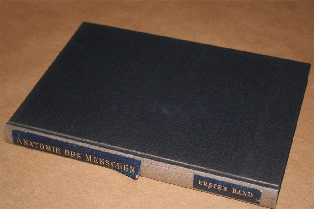 Handatlas Anatomie 1 — Oude uitg.1921 — Rijk geïllustreerd, Ophalen of Verzenden, Gelezen, Natuurwetenschap