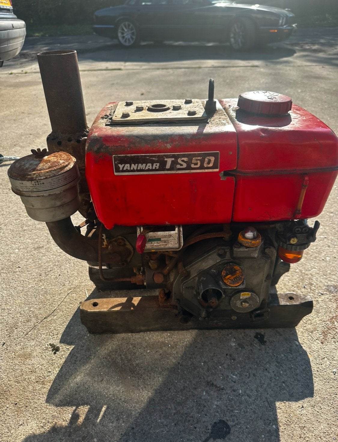 Yanmar ts50 stationair motortje, Doe-het-zelf en Verbouw, Motoren, Ophalen, Zo goed als nieuw