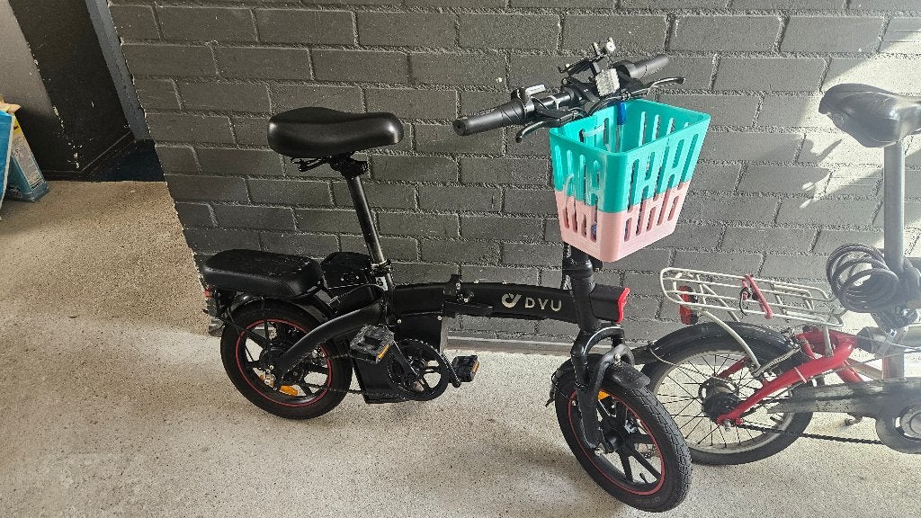 E-bike vouwfiets Dyu A5, Fietsen en Brommers, Gebruikt, Minder dan 47 cm, 30 tot 50 km per accu, Ophalen