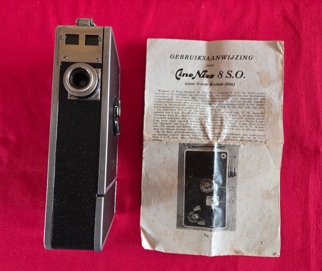 Foka 8 Vintage 8mm Smalfilmcamera + Leren bescherm Tas, Ophalen of Verzenden, 8mm, Overige typen