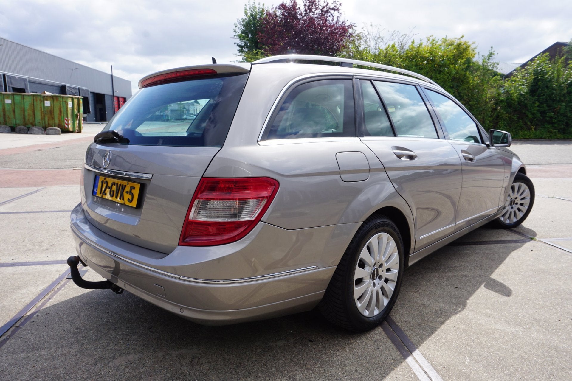 Mercedes-Benz C-klasse Estate 220 CDI Elegance, Auto's, Automaat, Beige, 4 cilinders, Parkeersensor