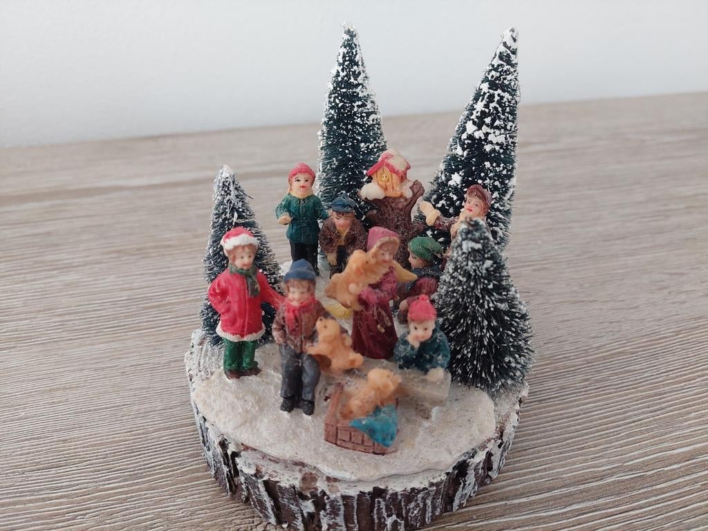 Accessoires voor een kerstdorp 04, Diversen, Kerst, Ophalen, Gebruikt