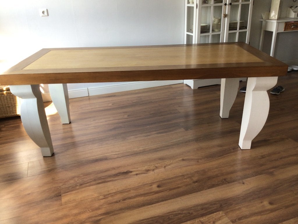Eethoek tafel, Ophalen, Gebruikt, Eikenhout, 200 cm of meer