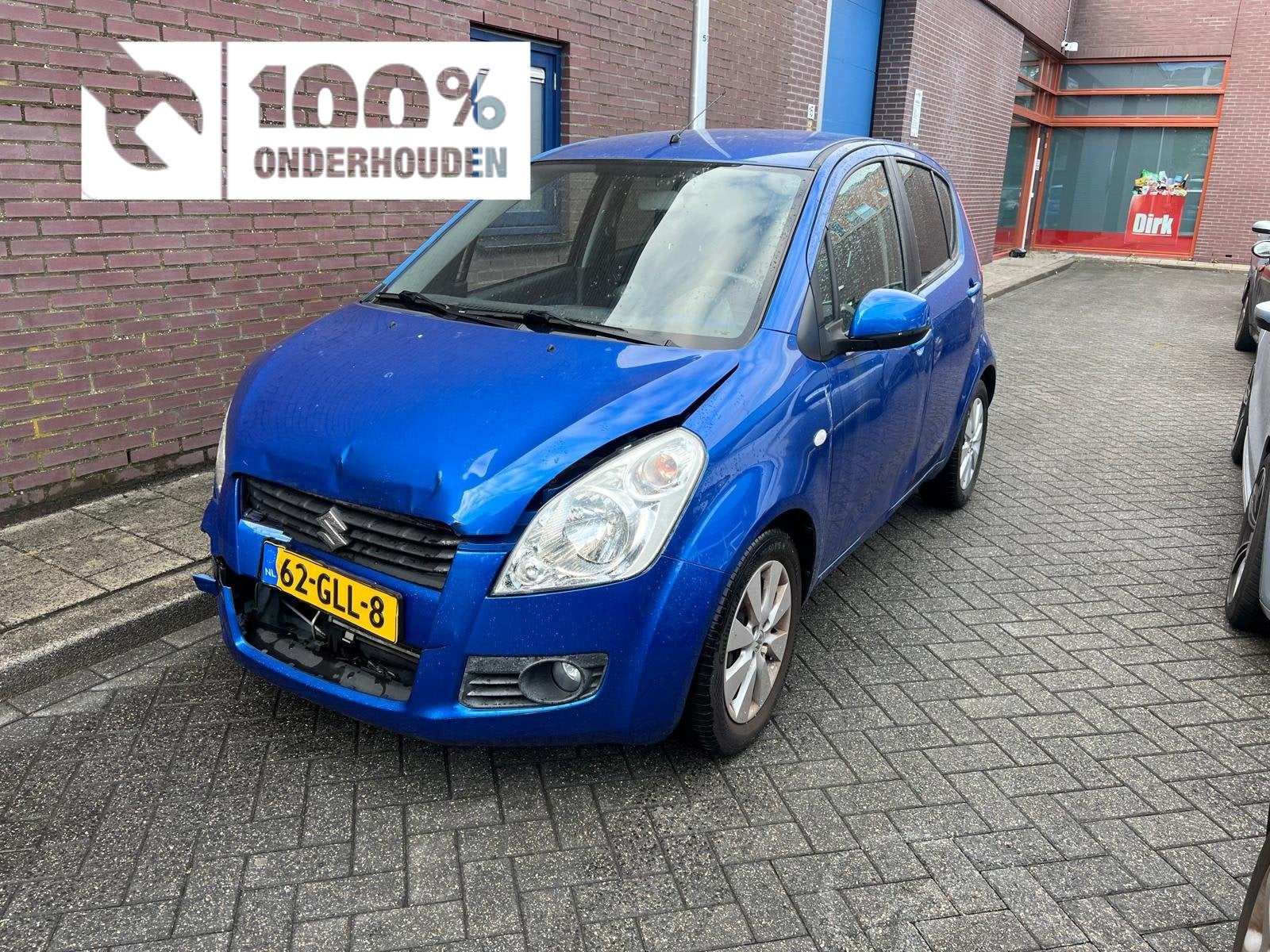 SUZUKI Splash 1.2 63KW Exclusive, Dealer onderhouden, 4 cilinders, 965 kg, Blauw